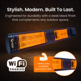 Load image into Gallery viewer, 2500W Wi-Fi Infrared Patio Heater – Low Glare, Remote Control, IP65 | KMH-25R9