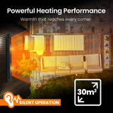 Load image into Gallery viewer, 2500W Wi-Fi Infrared Patio Heater – Low Glare, Remote Control, IP65 | KMH-25R9