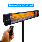 Load image into Gallery viewer, Castle Heaters - 3KW Free Standing Infrared Heater KMH-30KD Infrared Patio &amp; Workshop Heater