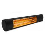 Load image into Gallery viewer, Black KMH-20 2KW Infrared Outdoor Wall Mounted Garden Heater against a white background