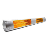 Load image into Gallery viewer, Silver KMH-30 3KW Infrared Wall Mounted Outdoor Garden Heater against a white background